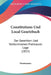 Constitutions Und Local Gesetzbuch: Der Gerechten Und Vollkommenen Freimaurer Loge (1815) by Freemasons