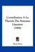 Contribution A La Theorie Des Systemes Lineaires (1906) by Henri Kreis