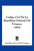 Codigo Civil De La Republica Oriental Del Uruguay (1893) by Republica Oriental del Uruguay