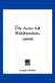 Die Actio Ad Exhibendum (1859) by Joseph Buhler