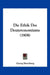 Die Ethik Des Deuteronomiums (1908) by Georg Sternberg