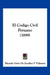 El Codigo Civil Peruano (1899) by Ricardo Ortiz De Zevallos y. Vidaurre