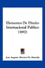 Elementos De Direito Internacional Publico (1892) by Jose Augusto Moreira De Almeida