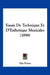 Essais De Technique Et D'Esthetique Musicales (1898) by Elie Poiree