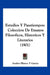 Estudios Y Pasatiempos: Coleccion De Ensayos Filosoficos, Historicos Y Literarios (1901) by Andres Blanco y. Garcia