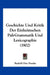 Geschichte Und Kritik Der Einheimschen Pali-Grammatik Und Lexicographie (1902) by Rudolf Otto Franke