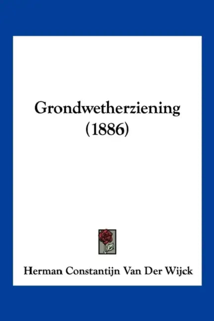 Grondwetherziening (1886) by Herman Constantijn Van Der Wijck