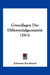 Grundlagen Der Differentialgeometrie (1913) by Johannes Knoblauch