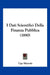 I Dati Scientifici Della Finanza Pubblica (1890) by Ugo Mazzola