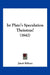 Ist Plato's Speculation Theismus? (1842) by Jakob Bilharz