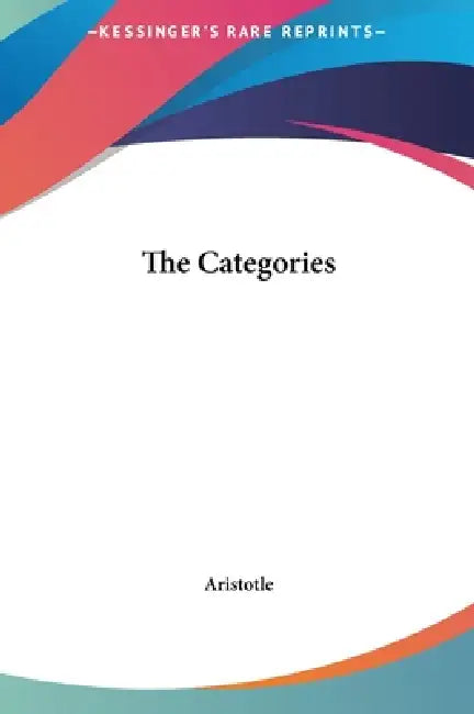 The Categories by Aristotle