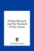 Psychical Research And The Threshold Of The Unseen by William F. Barrett