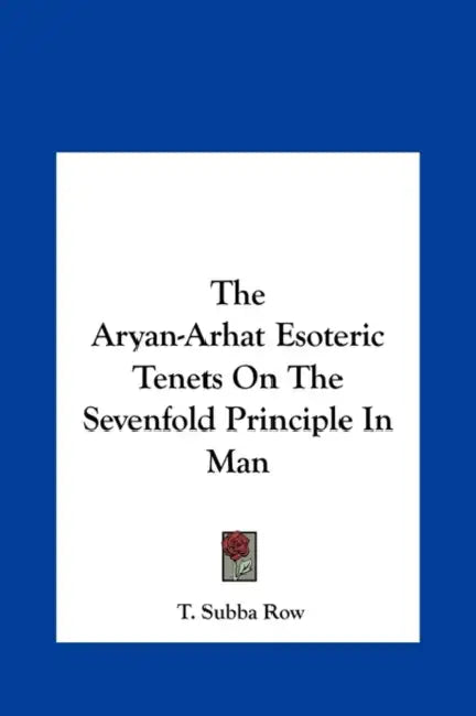 The Aryan-Arhat Esoteric Tenets On The Sevenfold Principle In Man by T. Subba Row