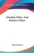 Absolute Ethics And Relative Ethics by Herbert Spencer