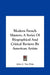 Modern French Masters: A Series Of Biographical And Critical Reviews By American Artists by John C. Van Dyke