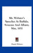 Mr. Webster's Speeches at Buffalo, Syracuse and Albany, May, 1851 by Daniel Webster