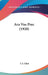 Ara Vus Prec (1920) by T. S. Eliot