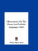 Observations on the Hausa and Fulfulde Languages (1861) by William Balfour Baikie