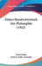Eislers Handworterbuch Der Philosophie (1922) by Rudolf Eisler, Richard Muller-Freienfels