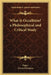 What Is Occultism? a Philosophical and Critical Study by Papus, Gerard Encause
