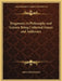 Fragments in Philosophy and Science Being Collected Essays and Addresses by James Mark Baldwin