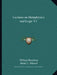 Lectures on Metaphysics and Logic V1 by William Hamilton, Henry L. Mansel