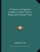 A Glossary of Important Symbols in Their Hebrew, Pagan and Christian Forms by Adelaide S. Hall