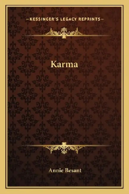 Karma by Annie Besant