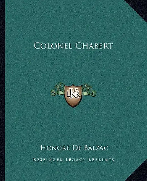 Colonel Chabert by Honore De Balzac