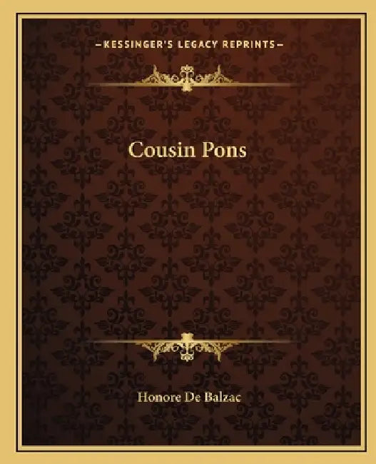 Cousin Pons by Honore De Balzac