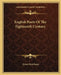 English Poets Of The Eighteenth Century by Ernest Bernbaum