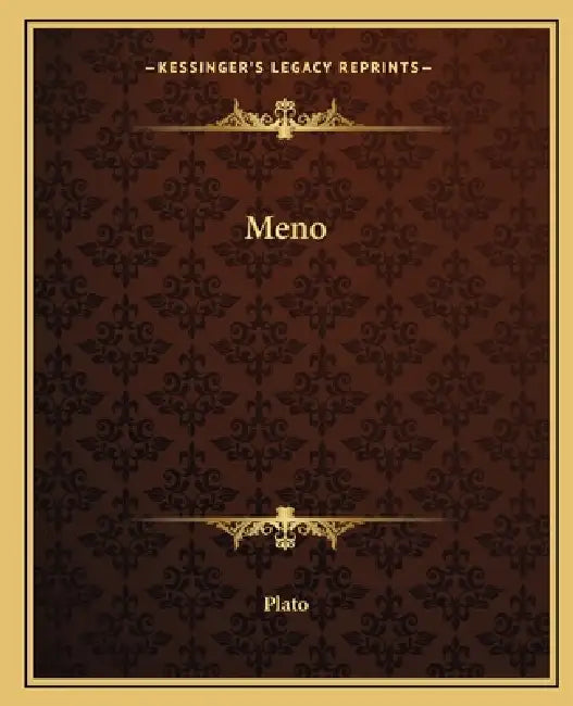 Meno by Plato