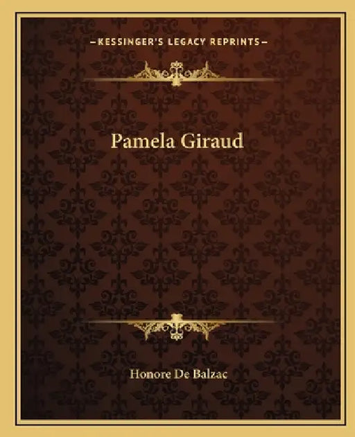 Pamela Giraud by Honore De Balzac