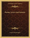 Poems, Lyrics And Sonnets by Louisa Sarah Bevington