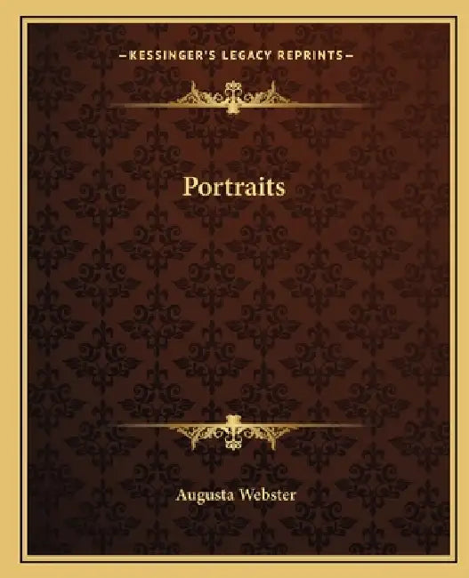 Portraits by Augusta Webster