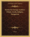 Stories by Foreign Authors Polish, Greek, Belgian, Hungarian by Various