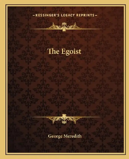 The Egoist by George Meredith