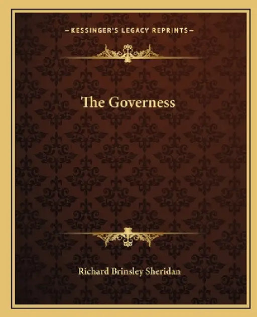 The Governess by Richard Brinsley Sheridan
