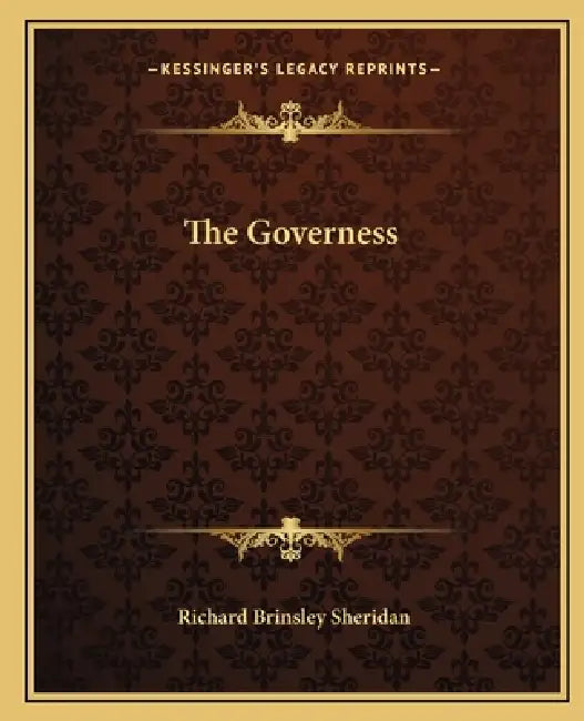 The Governess by Richard Brinsley Sheridan