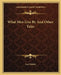 What Men Live By And Other Tales by Leo Tolstoy