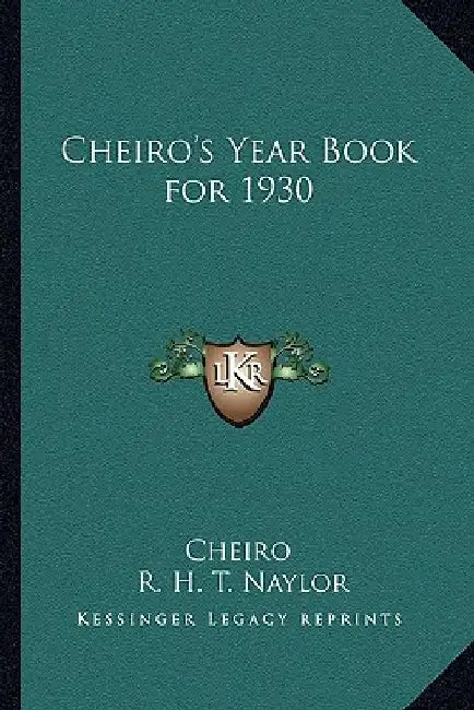 Cheiro's Year Book for 1930 by Cheiro