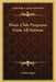 Music Club Programs From All Nations by Arthur Elson