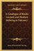 A Catalogue of Books Ancient and Modern Relating to Falconry by James Edmund 1841 Harting