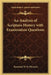 An Analysis of Scripture History with Examination Questions by Reverend W. H. Pinnock