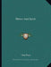 Matter And Spirit by John Fiske