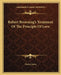 Robert Browning's Treatment Of The Principle Of Love by Henry Jones