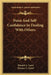 Poise And Self-Confidence In Dealing With Others by Donald A. Laird, Eleanor C. Laird