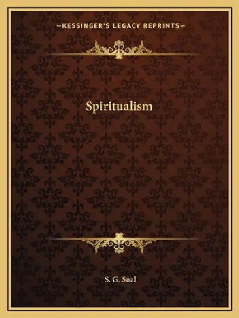 Spiritualism by S. G. Soal