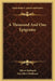 A Thousand And One Epigrams by Elbert Hubbard, Fra Elbert Hubbard
