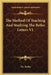 The Method Of Teaching And Studying The Belles Letters V1 by Rollin